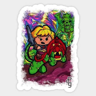 Kawaii He-Man Sticker